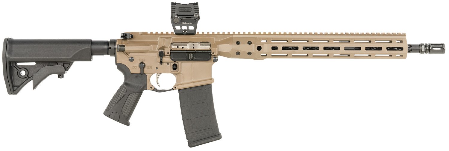 LWRC ICDIR5C K16 MLCS BT Kit 5.56x45mm NATO 16in 30rd Gray Cerakote Holosun - LWRC International - 5.56x45mm NATO