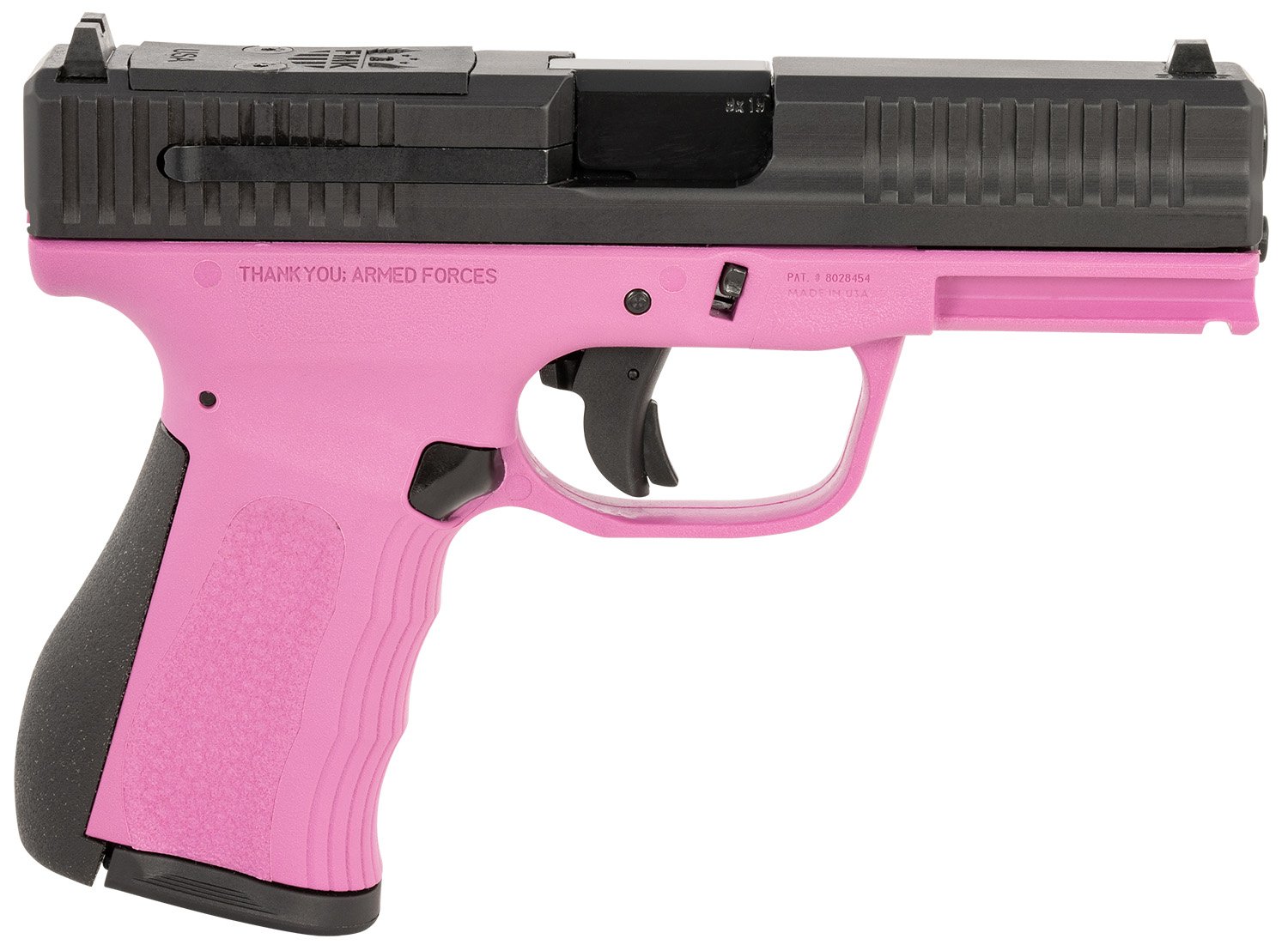 FMK FMKG49PK G3 9mm 14+1 4" Stainless Barrel, Pink Frame, Optic-Ready Slide - FMK Firearms - SAO