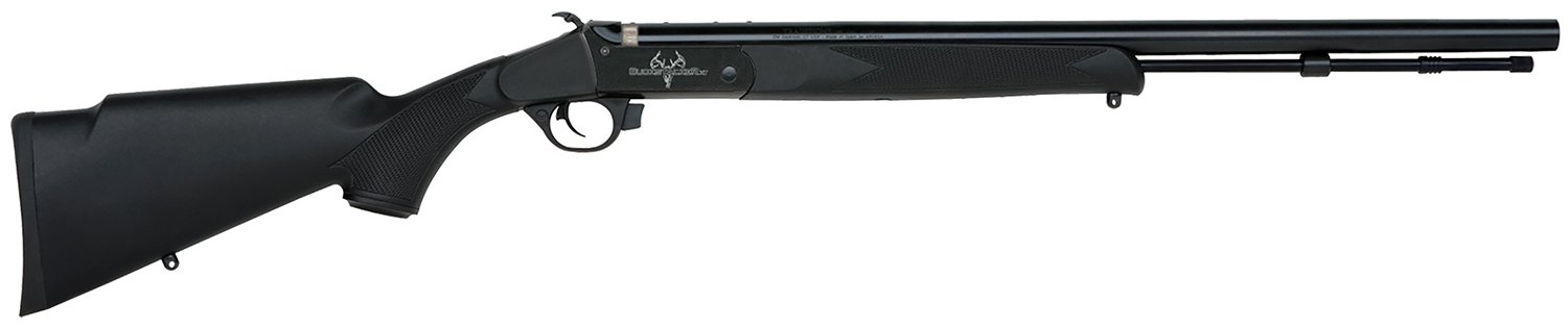 Traditions Buckstalker XT 50 Cal 24 in Blued Break Action Black Synthetic - Traditions Performance Firearms - 50 BLKPOWDER