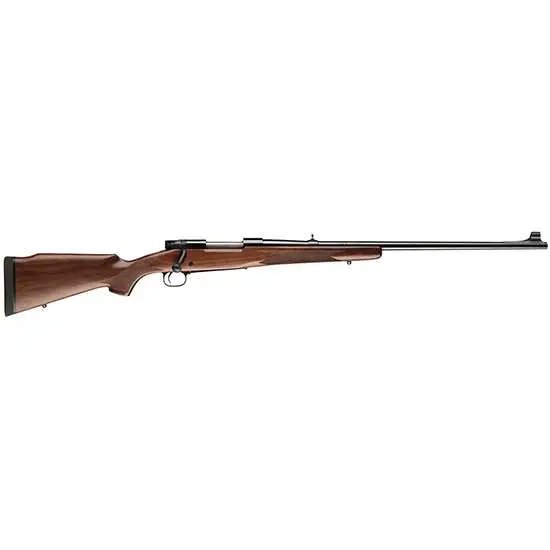 Winchester Model 70 Alaskan 375 H&H Mag Bolt Action Rifle, 3+1 Capacity, 25" Barrel, Matte Finish, Satin Walnut Stock
