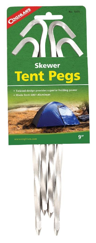 Buy COGHLAN'S 1009 Skewer Tent Pegs 9' 6061 Aluminum (4pc) online