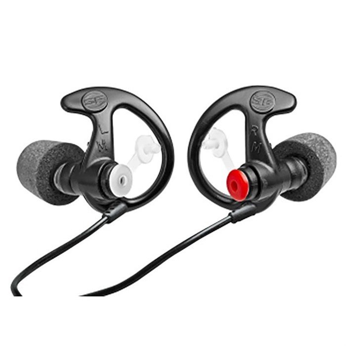 SureFire EP7-BK-MPR Sonic Defenders Ultra Earplugs, Medium, Black, 25 Pairs
