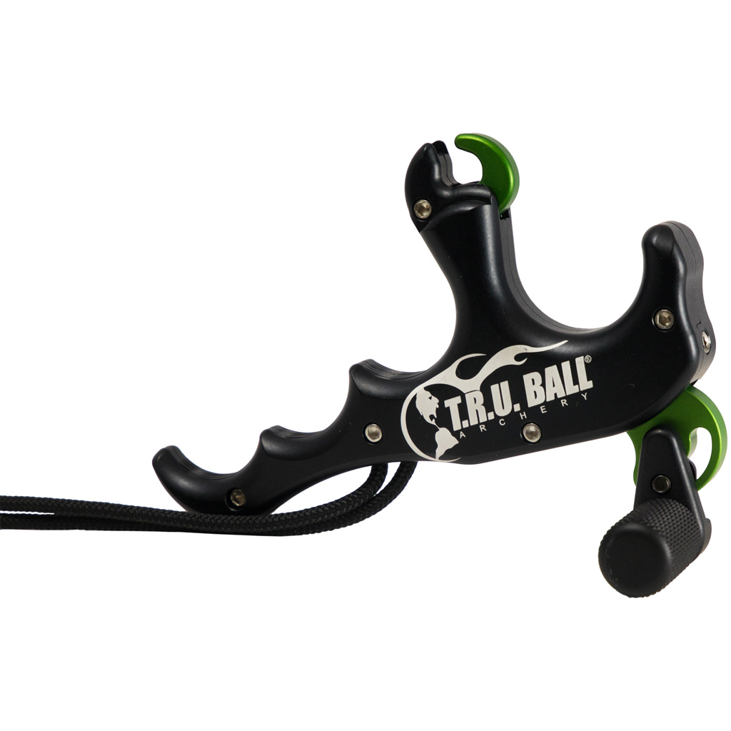 Tru Ball TTR4-BK T-Rex Release 4-Finger Black Adjustable Trigger - TRU Ball