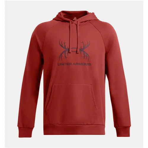 Buy Under Armour Men's Rival Fleece Antler Hoodie Thermal Pullover online