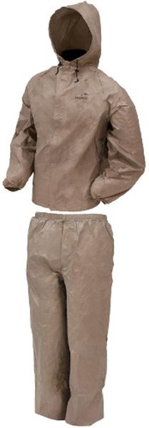 Buy Frogg Toggs UL12104-04LG Ultra Lite2 Rain Suit Large Khaki online