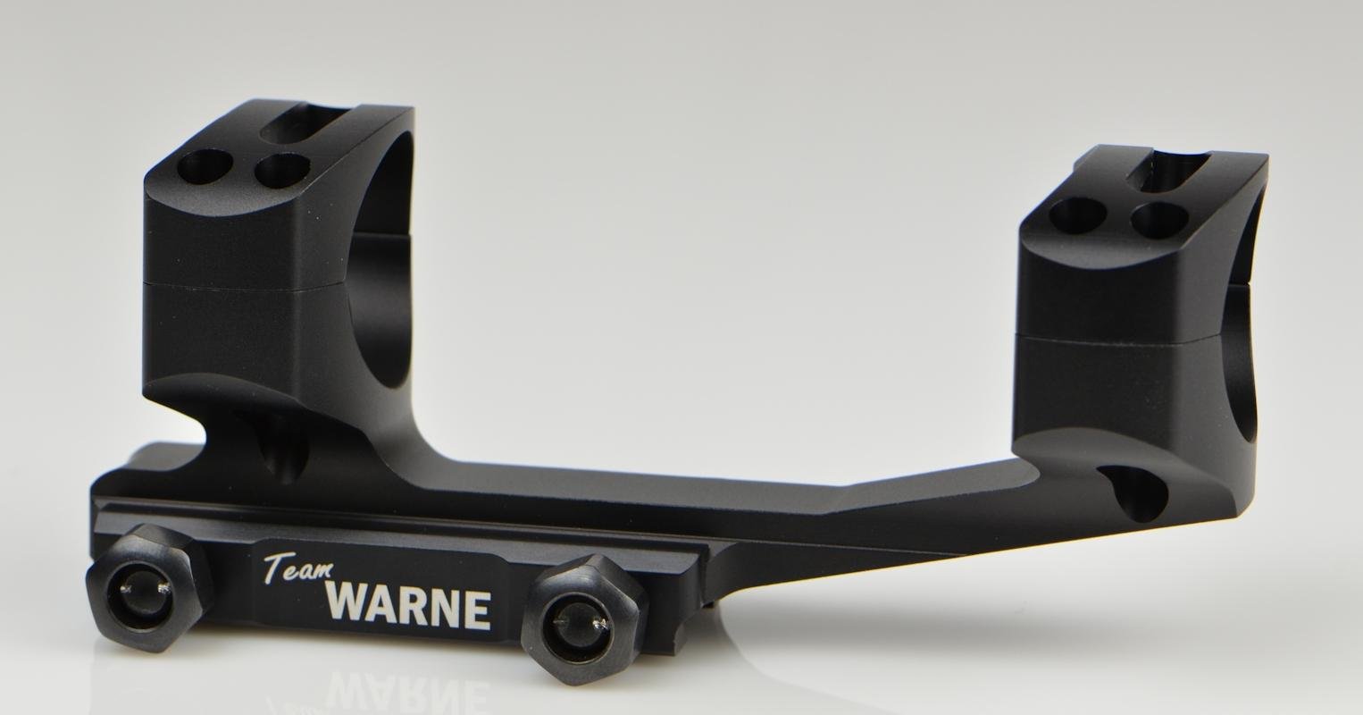 Warne XSKEL34TW Gen 2 34mm Extended Skeletonized MSR Mount Black