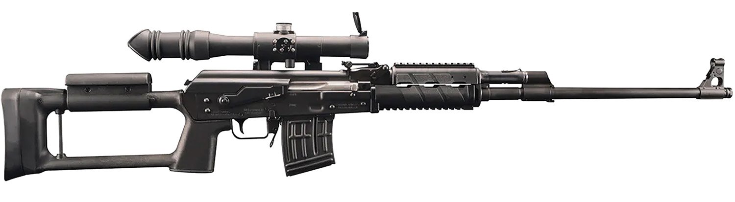 Zastava Arms USA M91 Sniper Rifle, 7.62x54R, 24" Chrome Lined Barrel, Adjustable Gas Regulator, Ergonomic Stock, 2 Magazines, Scope Included - Zastava Arms - 7.62X54MMR