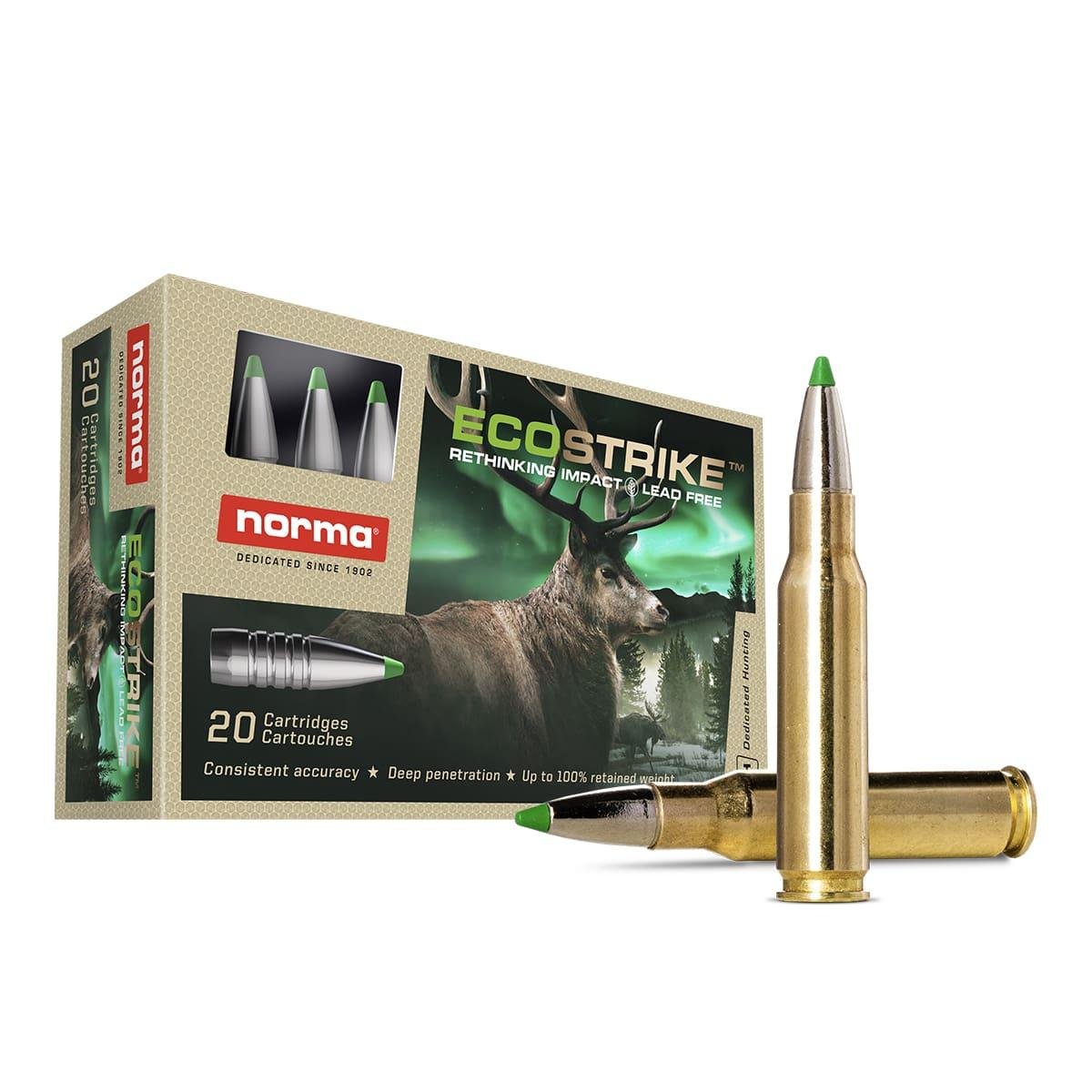 Norma 20177562 EcoStrike .308 Win 150gr PT 2592 fps 20 Rounds