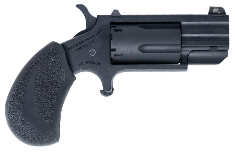 NAA Pug Shadow Revolver, 22LR|22M, Black, 5 Capacity, 1 Heavy Barrel - NAA - 22 MAGNUM