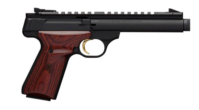 Browning Buck Mark Field Target SR 22 LR 10+1 5.50" Threaded Barrel - Browning - 22 LR