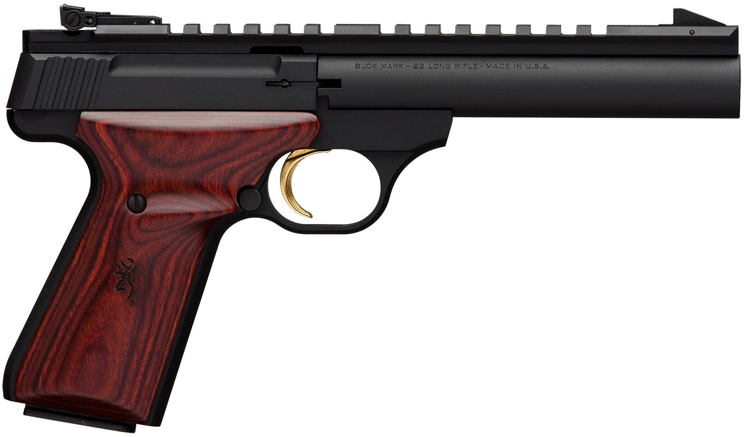 Browning Buck Mark Field Target 22 LR 5.5 in Matte Blued 10 Round Blowback - Browning - 22 LR