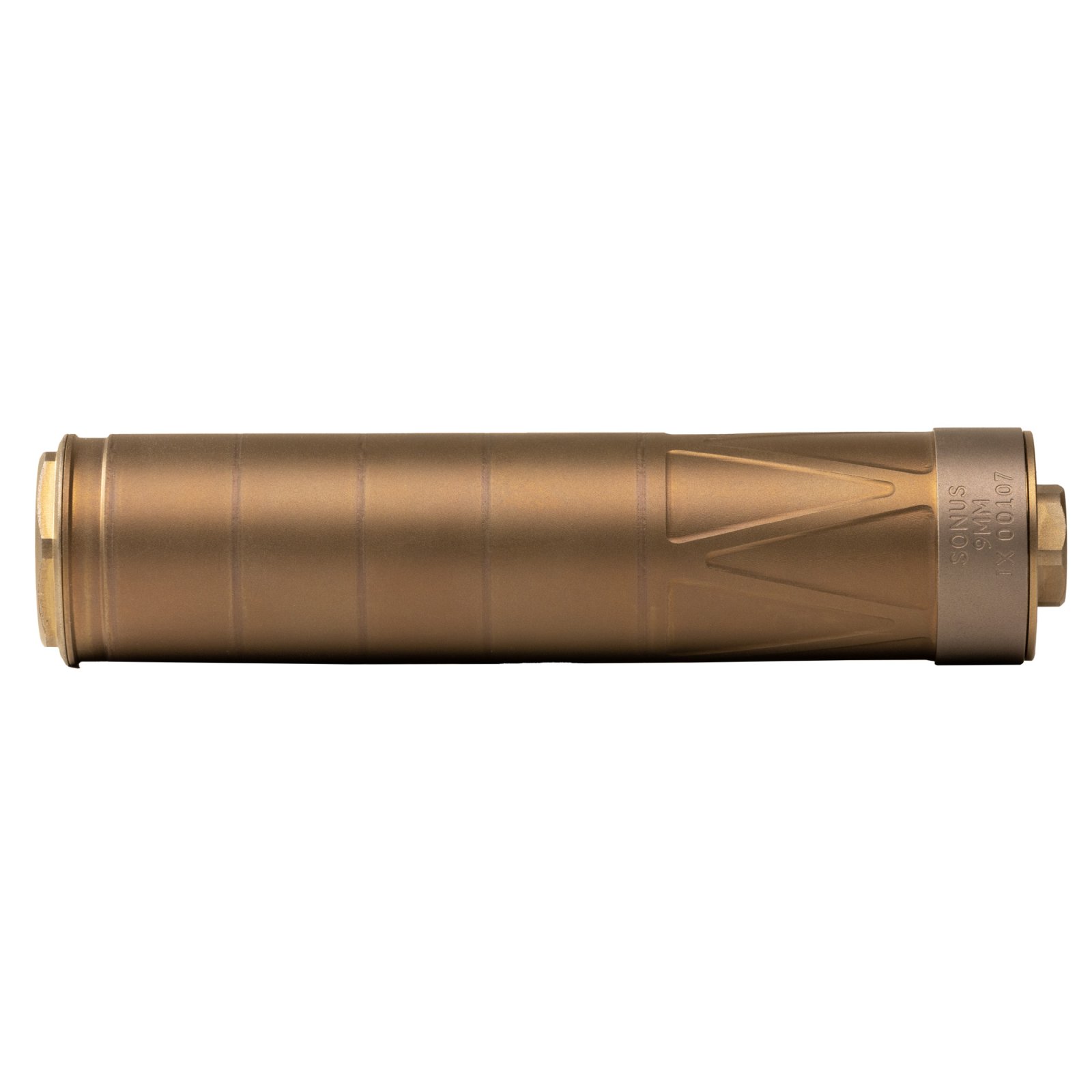 Energetic Armament EA12 Sonus 9mm Suppressor 1/2x28 9.8oz 17-4 Design