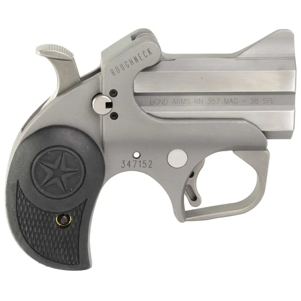 Bond Arms Roughneck .357 Mag Derringer 2.5" Stainless Steel Barrels - Bond Arms, Inc. - 357 Magnum | 38 Special