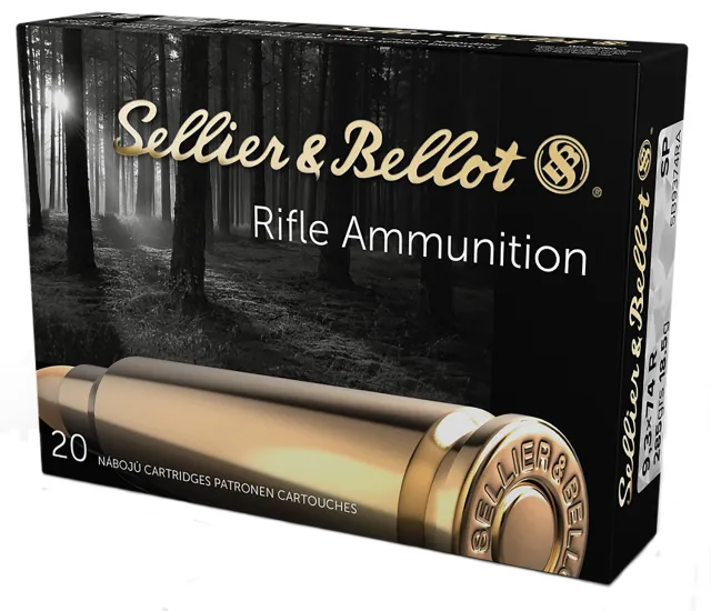 Sellier & Bellot SB9374RA 9.3x74R 286gr Soft Point 20 Rounds
