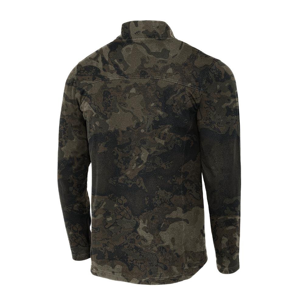 Muddy DV8 Quest Midweight Quarter Zip Sweatshirt Veil Canyon Grey S - GSM Outdoors
