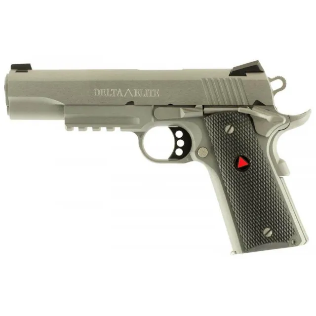 Colt O2020RG Delta Elite 10mm 8rd 5" Stainless Rail Handgun - Colt - 10mm for sale at TheGunDock