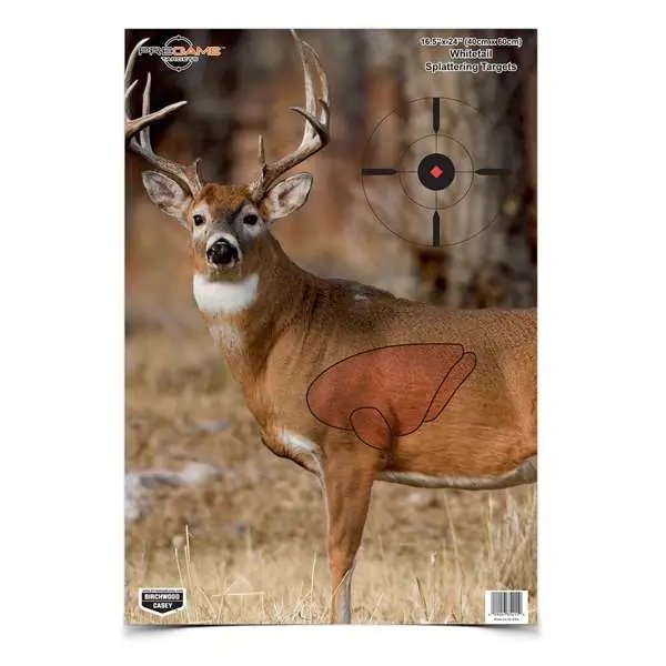 Birchwood Casey Pregame Splattering Animal Target 16.5x24 Deer 3 Pack - Birchwood Casey - 16.5" X 24"