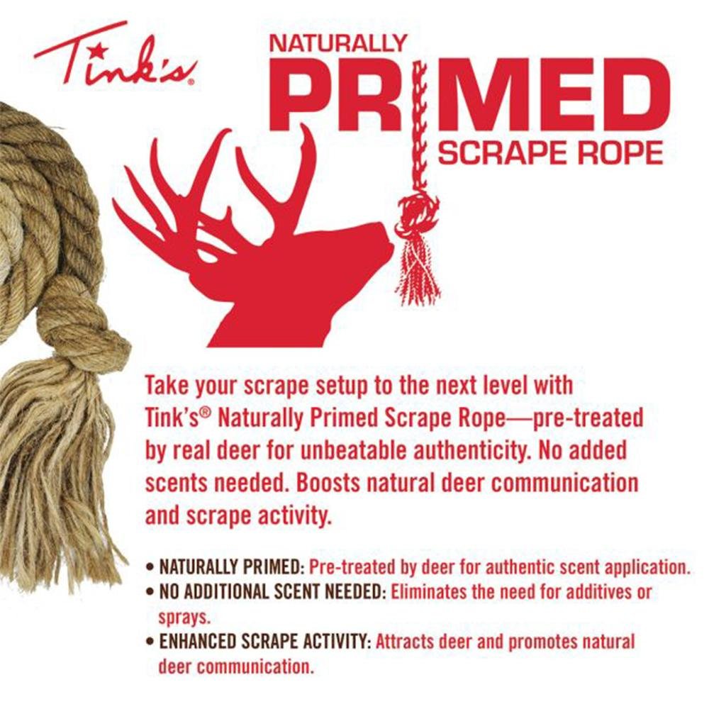 Tinks Primed Scrape Rope 32in