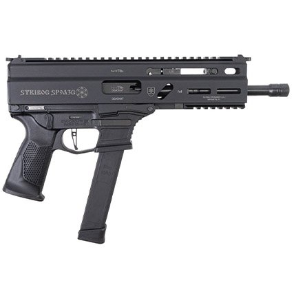 Grand Power Stribog 9MM Sub Pistol 9MM Delayed roller Blowback Ambedextrious 8" Threaded Bbl. 3x 33Rd Glock style mags.