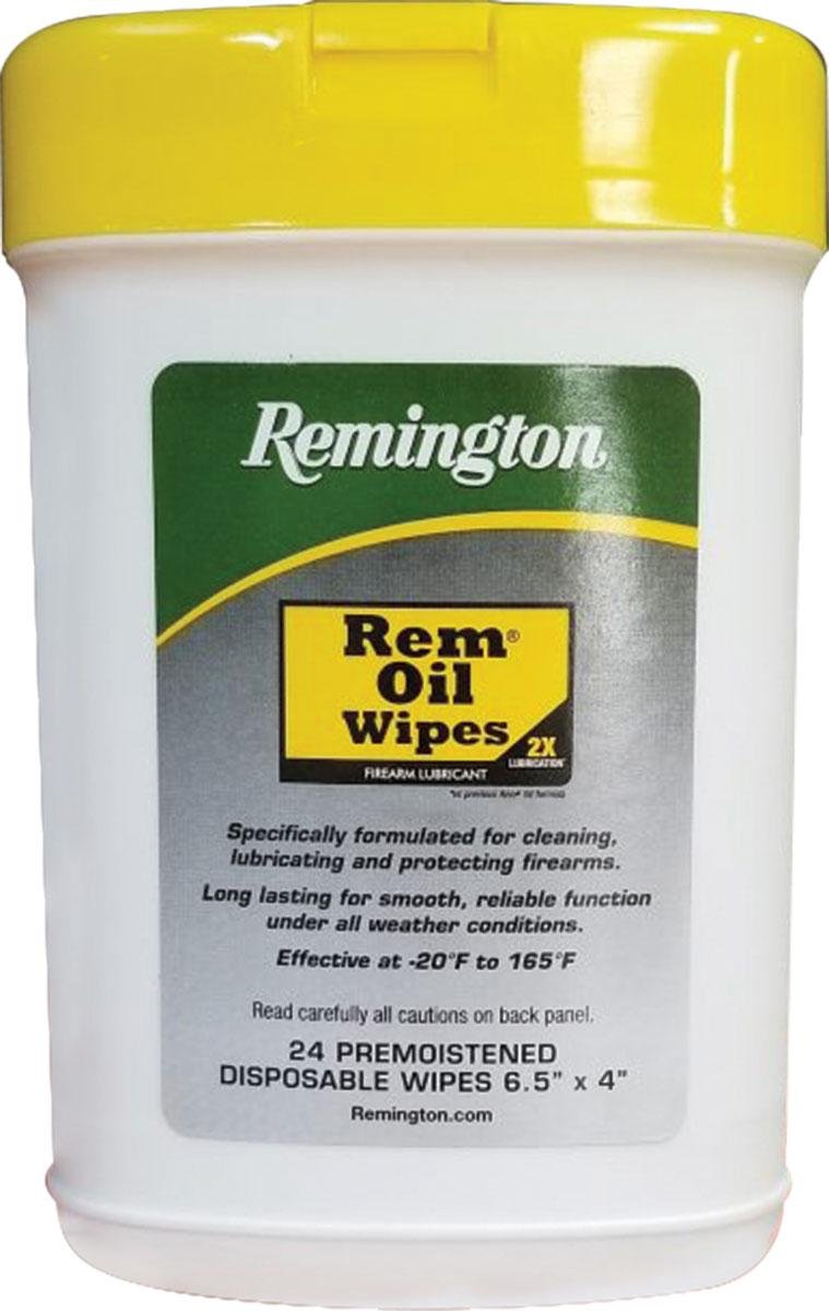 Remington Accessories 16325 Rem Oil Cleans/Lubricates/Protects Wipes 24 Count