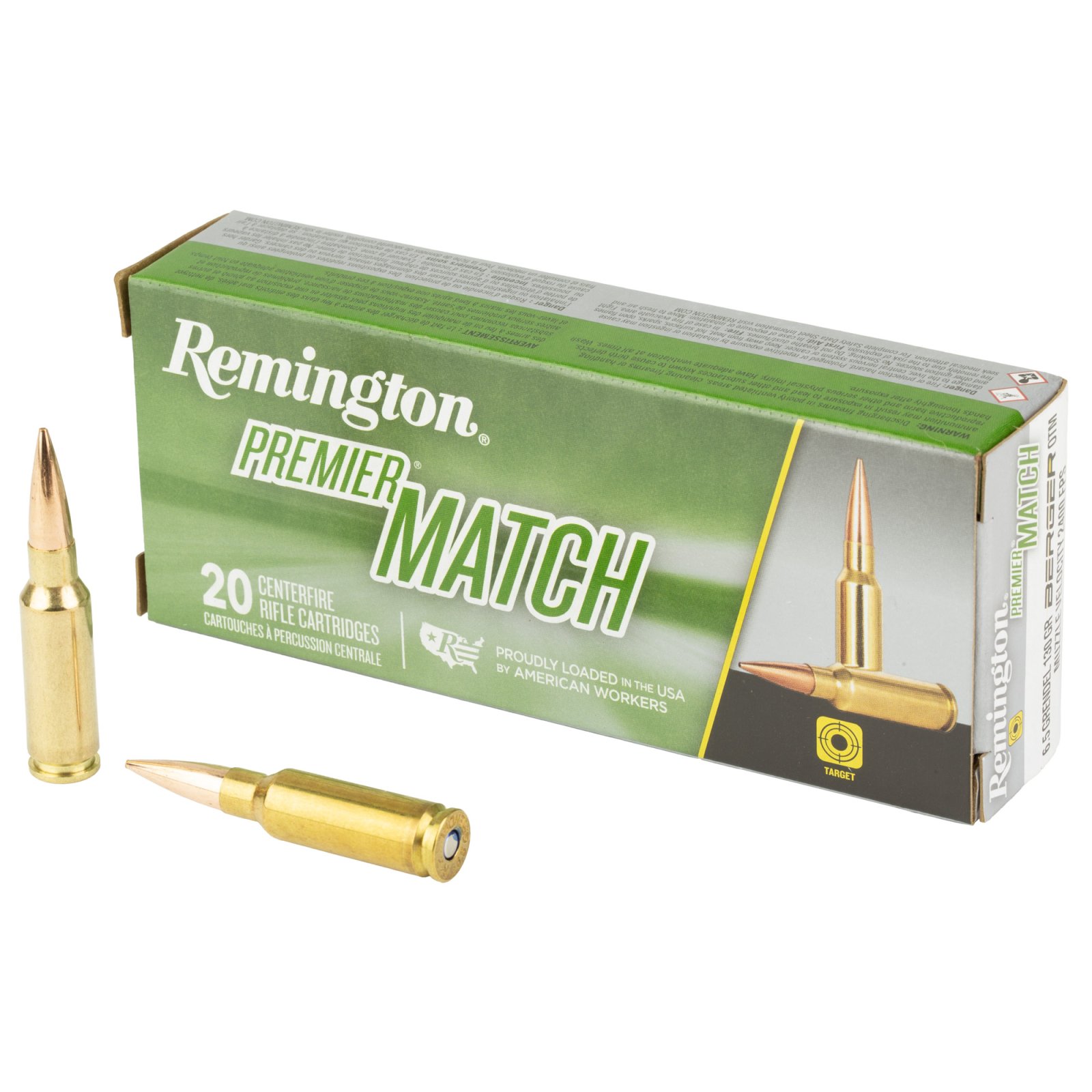 Remington Premier Match 21205 6.5 Grendel 130gr Berger Open