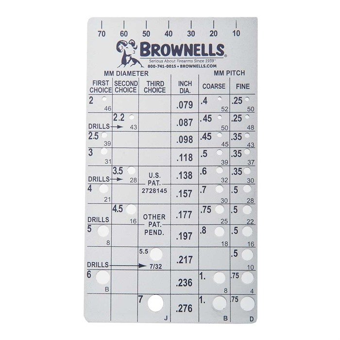Brownells Metric Screw Chek'r Steel - Brownells