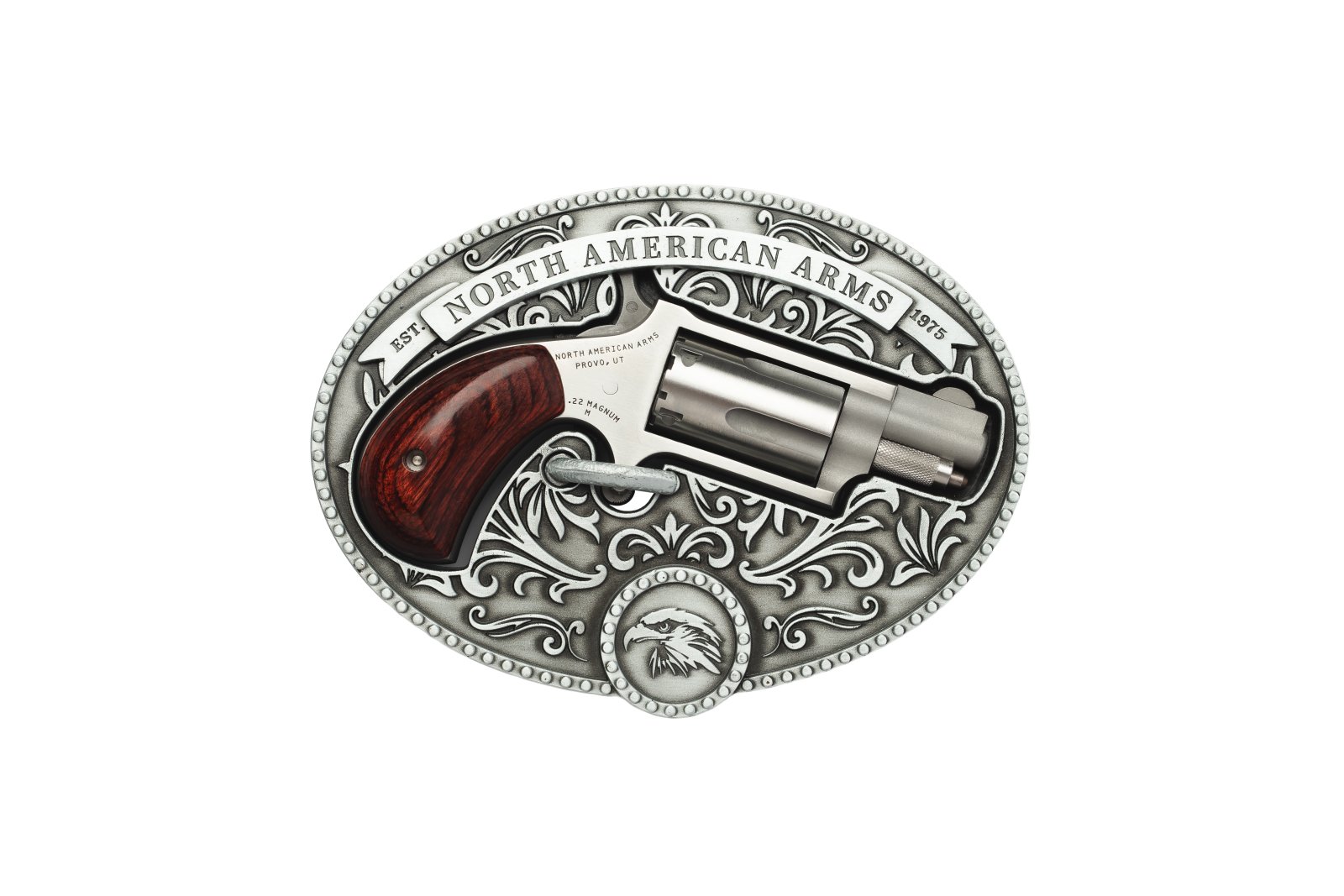 NAA NAA-22MS-BBO Mini-Revolver 22 Magnum 1 1/8" Stainless Revolver