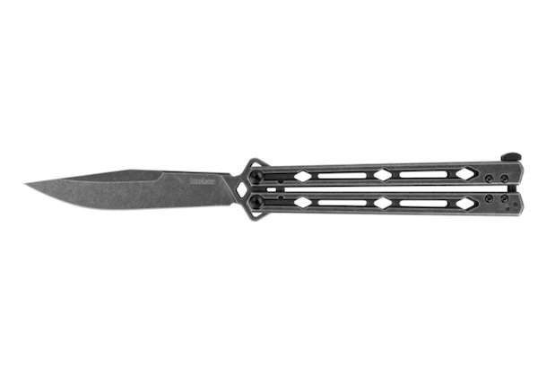 Kershaw 5150BW Lucha 4.6" Butterfly Knife Sandvik 14C28N Steel