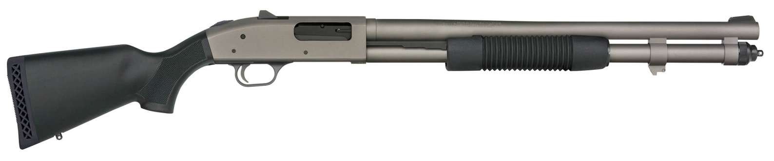Mossberg 50796 590A1 12 Gauge Shotgun 8+1 Tungsten Grey 20" Barrel - Mossberg - 12 Gauge