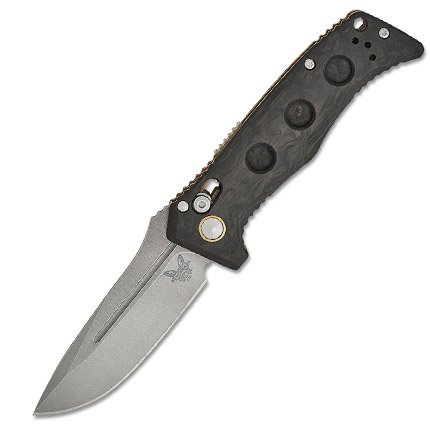 Benchmade 2730-03 Mini Auto Adamas 3.25" CPM Magnacut Blade Carbon Handle - Benchmade