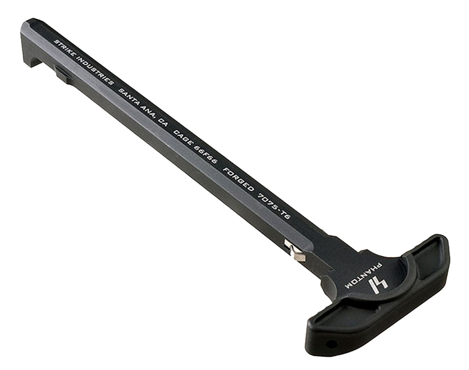 Strike Industries ARSLCHBK AR-15 Latchless Charging Handle Black Aluminum