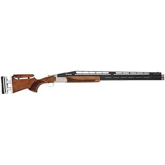 TriStar 35418 TT-15 Combo Trap Shotgun, 12 Gauge, 32" & 34" Adjustable Rib Barrels, Silver Receiver, Walnut Stock, Right Hand Orientation, 5 Extended MobilChoke
