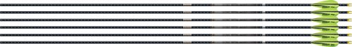 Easton 001392 4MM EMJ Match Grade 340 Arrows 6-Pack with 3" Vanes - Easton