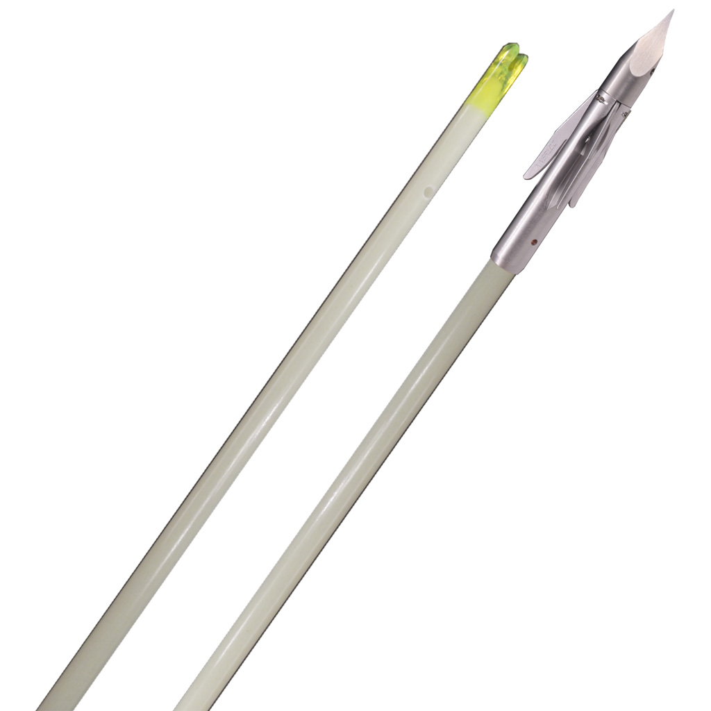 Innerloc 88570 Glow Max Bowfishing Arrow 5/16" Grapid Point, Anti-Vibration