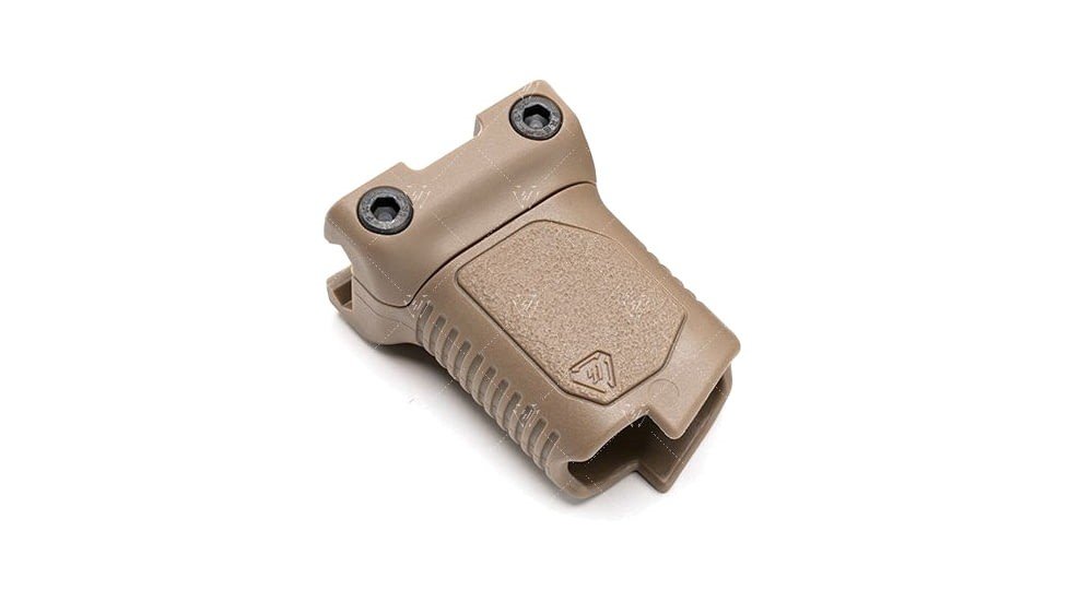 Strike Industries ARCMAGRAILSFDE Angled Vertical Grip FDE Polymer Picatinny