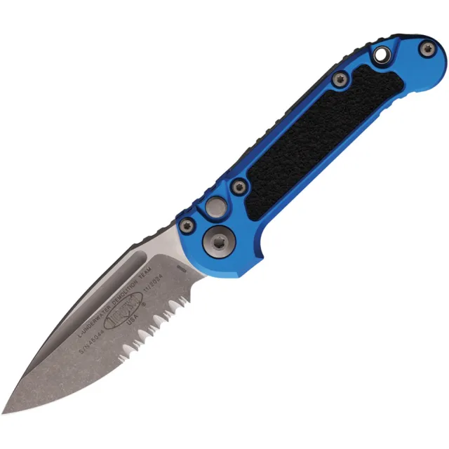 Microtech LUDT G3 3.5 In SE/PS/APOC Blue ALU Handle