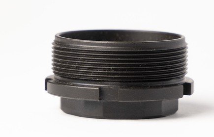 Huxwrx 2550 Stiction Lock Compensator 9mm 1/2"x28 Steel Black