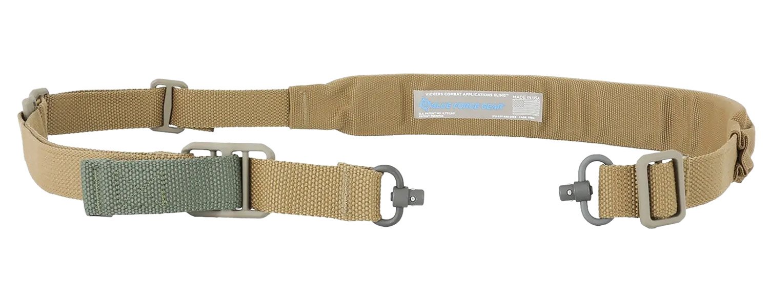 Blue Force Gear VCAS-PB-200-AA-CB VICK PAD Push Button Sling Brown - BFG
