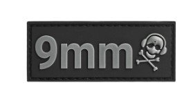 G-Code GCS07-9MM-0501 Velcro Caliber Patch 9mm Grey/Black