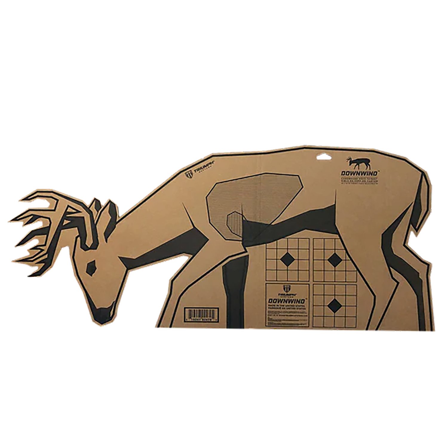 Triumph Systems 020020000 Downwind Deer Standing Cardboard 40"W x 17.50"H