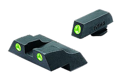 Meprolight 102263101 Tru-Dot Green Tritium Sight Set Glock 26/27 - Meprolight - STEEL