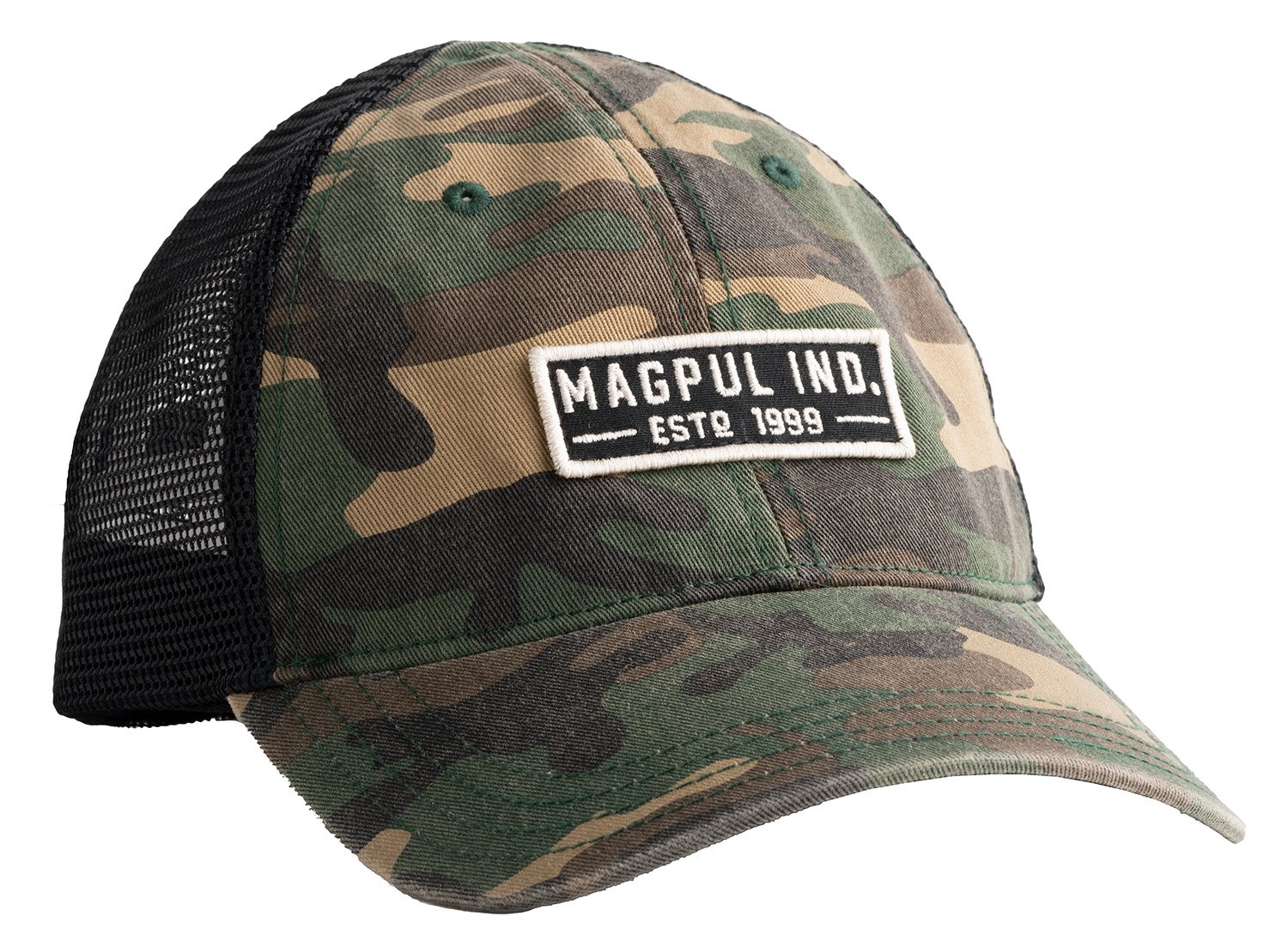 Magpul Mag1260-964 Established Garment Trucker HAT Woodland Camo Adjustable - Magpul Industries