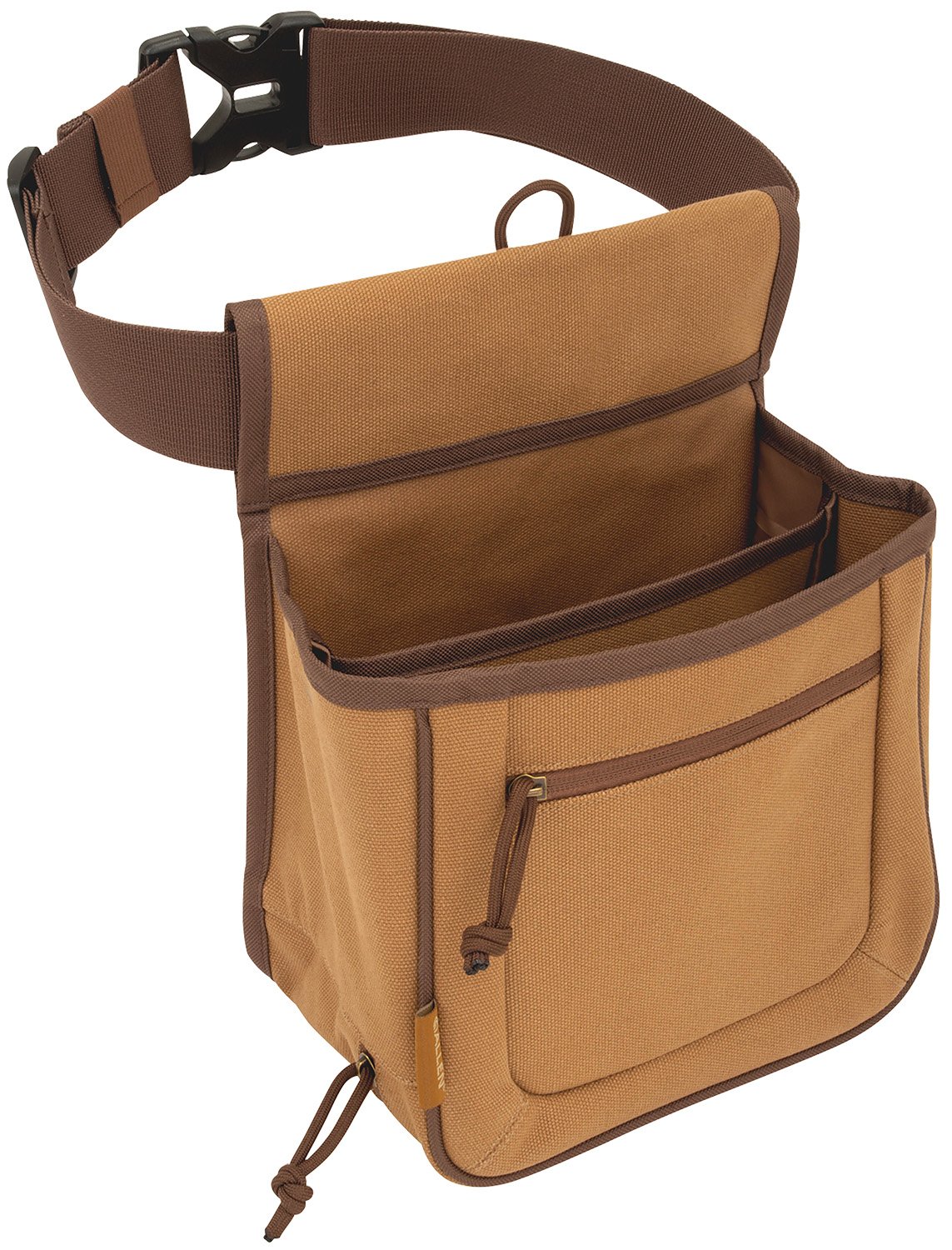 Allen Rival Double Compartment Shell Bag Brown - Allen Company - TAN