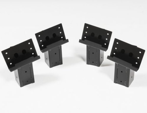 GSM HME 4x4 Steel Blind Post Brackets 4-Pack