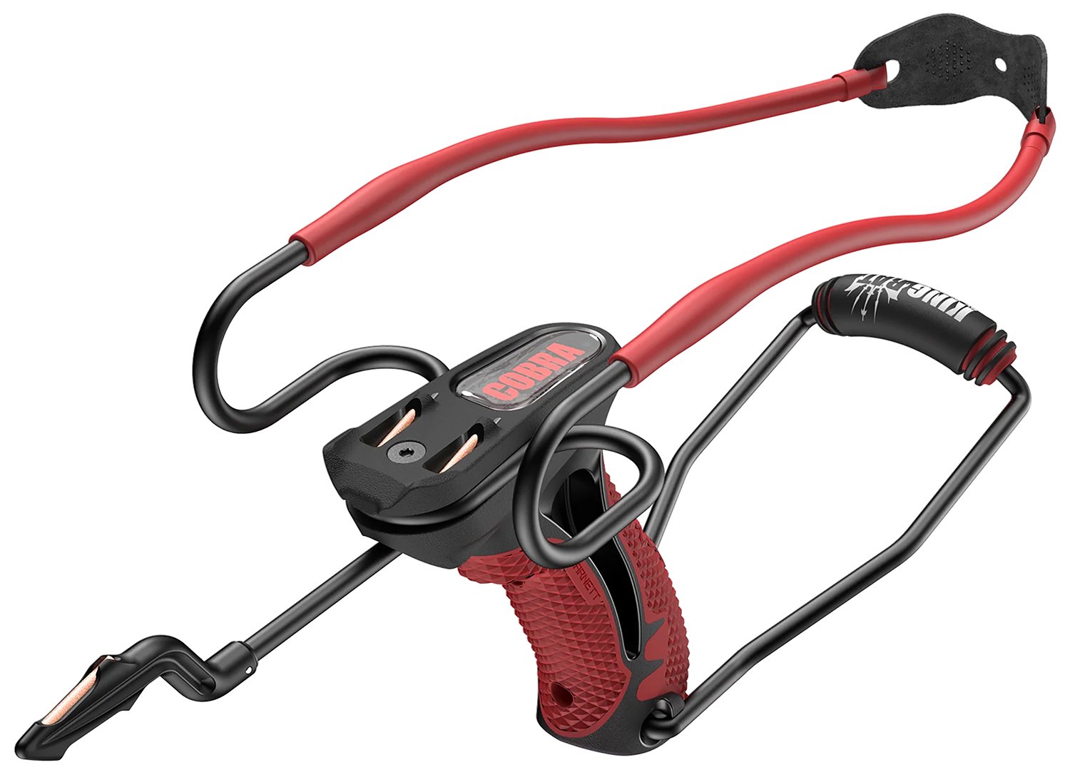 Barnett Outdoors BAR50003 Cobra Slingshot Black/Red - Barnett Outdoors - 38 Cal