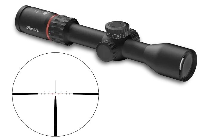 Burris Optics 200670 Veracity Black Zero Click Stop Technology Knob Synergy System R.E.D. Industrial Design REAR FOCAL PLANE|KNOB SYNERGY