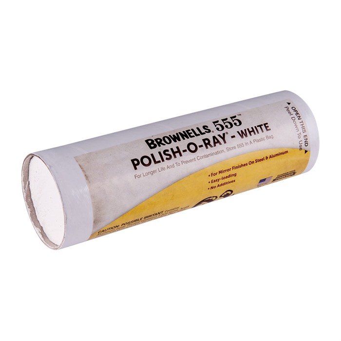 Brownells No. 555 White Polish - Premium Quality, High Shine Finish