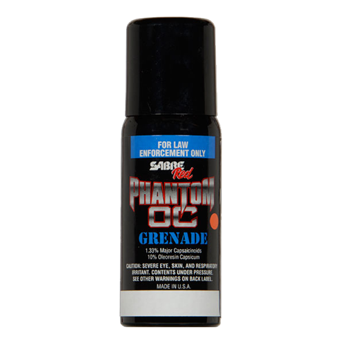 SABRE LAW PHANTOM AEROSOL GRENADE 1.8OZ MK-3 SABRE RED 25PK