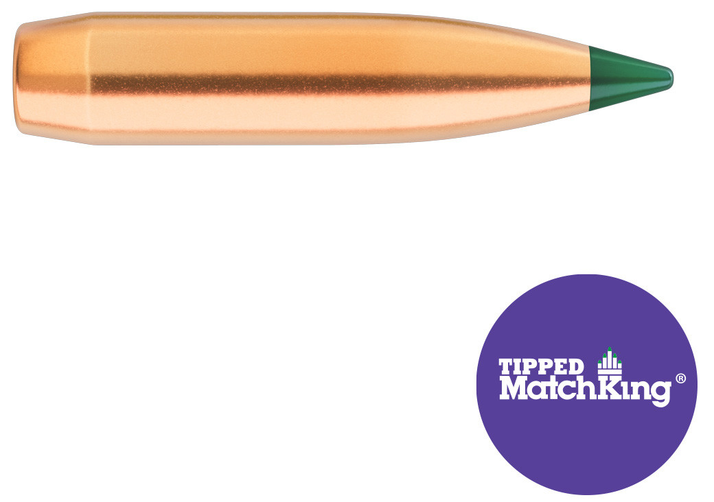 SIERRA BULLETS .30 CAL .308 220GR TIPPED MATCH KING - Sierra Bullets - .30
