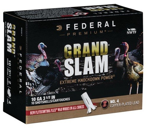 Federal PFCX101F 10ga 3.5" 2oz #4 Turkey Loads 10rd Box - Federal Premium Ammunition - 10 GAUGE